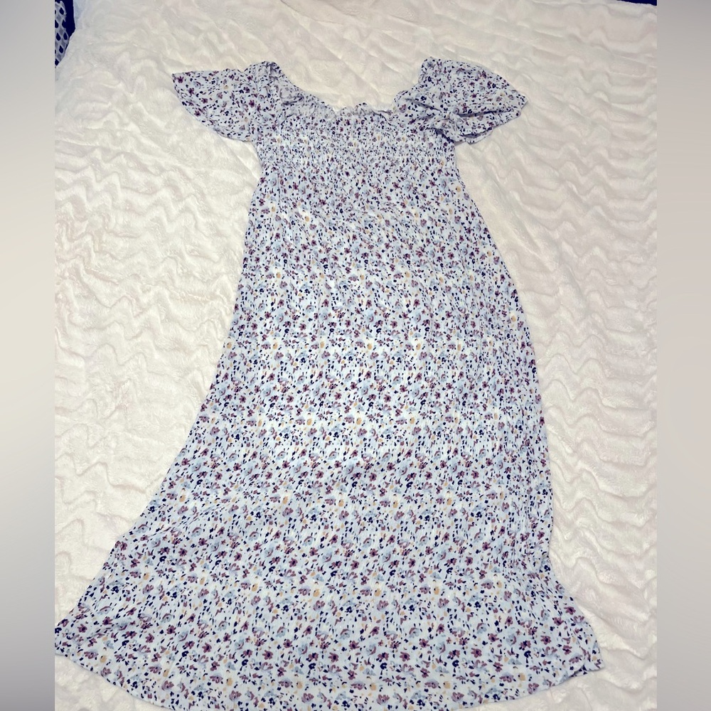 Maurices Maternity Floral Maxi Dress Large